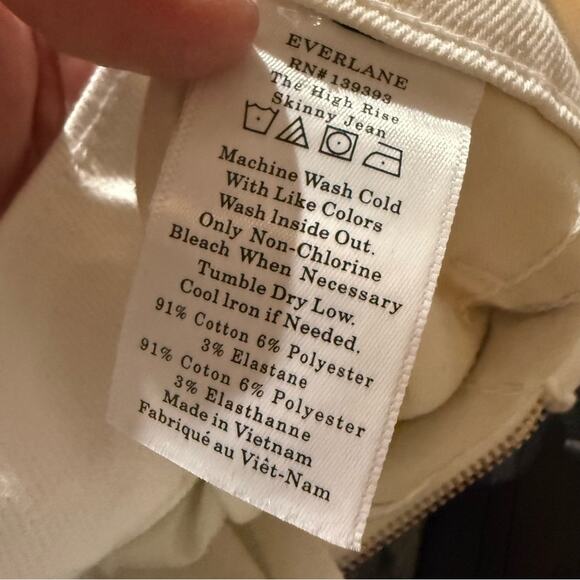 Everlane The High-Rise Ankle Jeans – Size 34 (NWT) – White - Picture 7 of 14
